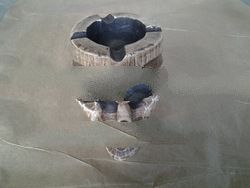 skeleton ashtray