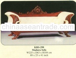 Madura Sofa Mahogany Indoor Furniture.