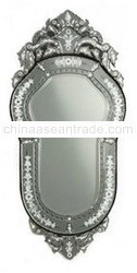 Aquamarine venetian mirror