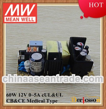 meanwell 60w medical type open frame 12v with CB&CE&UL&cUL