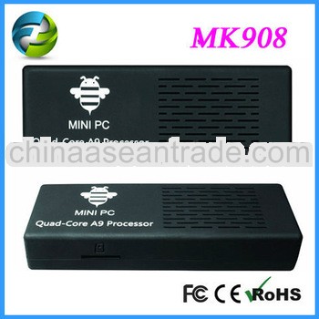 media player android tv box MK908 DLNA tv stick 2G RAM 8G ROM Built-in Bluetooth Quad Core Rk3188 An