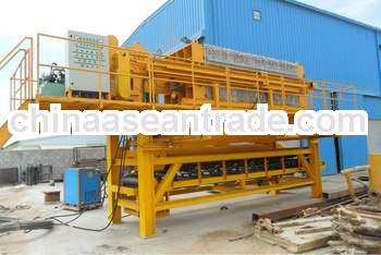 membrane filter press for dewatering distillery waste grains
