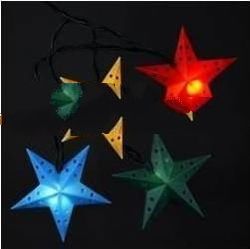 MULTI COLOR STAR CHRISTMAS LIGHTS