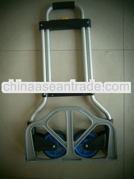 mini hand trolley, aluminum cart, 2 wheels truck