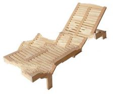 Teak Sun Lounger