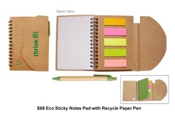 Eco Sticky Notes Pad with Recycle Paper