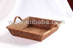 Square Tray with handles