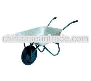 modern construction equipments wheel barrow galvanized tray WB6412