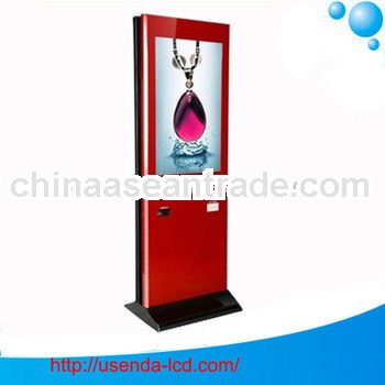 most popular 46 inch advertising video player stand alone kiosk