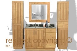 bathroom vanity in teak, Mr. Jones teak bathroom furniture