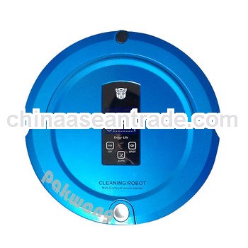 multifunction robotic auto vacuum cleaner two ways transmitting virtual wall