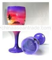Glass airbrushed product