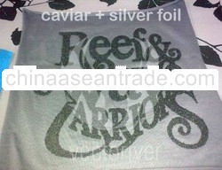 Caviar+Silver Foil T-shirt