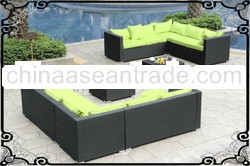 Pvc rattan sofa set