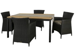 Alabama PE rattan dining set