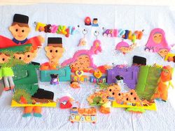 souvenir from felt cloth