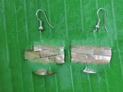 mother of pearl shell earrings