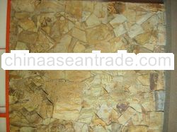 Irregular Beige Yellow Sandstone Crazy Cut Exterior Stone Wall Tiles