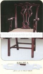 Chippendale Plain Leg Carver Mahogany Indoor Furniture