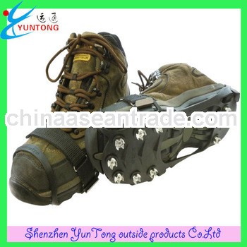 natural rubber antislip ice cleats for shoes protection