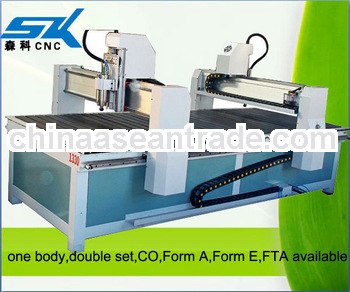 new design ,new style one body,double set cnc router machine