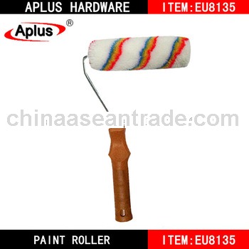 new fashional industrial red plastic handle 9inch paint rollers