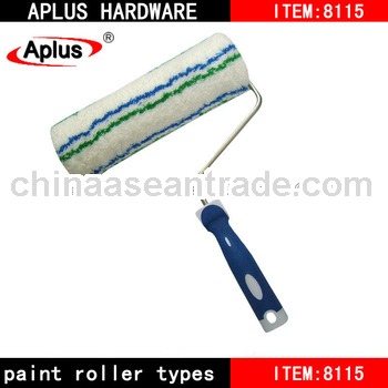 new fashional soft rubber pattern decorative paint roller brush