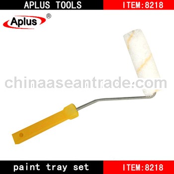 new fashional yellow plastic handle paint roller brush