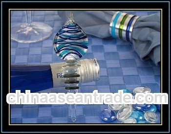 new murano glass wine stopper