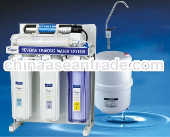 new style household frame ultraviolet lamp water purifier RO-5OG-12