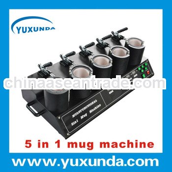 newly designed yuxunda BD52 5 in 1 mug machine for standard mug size