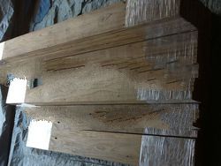 Recycled teak Slat