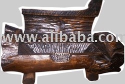 Teak Log Box