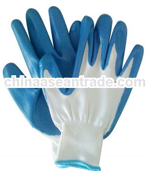 nitrile foam coated gloves