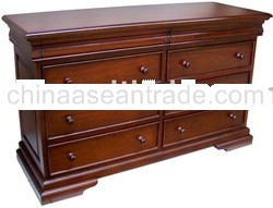 6 DRAWER SLEIGH CHEST