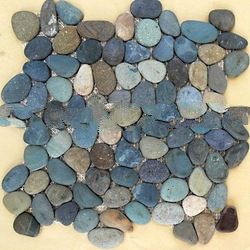 Mixed Earthy Pebble Tiles