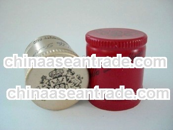 non-refillable alunimium screw cap, aluminium ropp cap