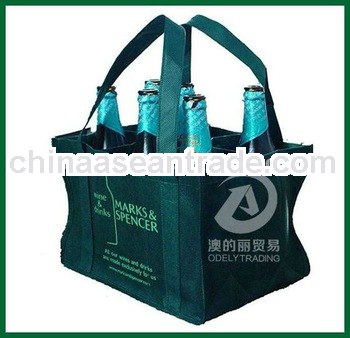 non woven wine bags with 6 bottles