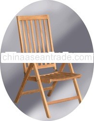 Reclining arm chair - Teak garden furniture and teak outdoor furniture