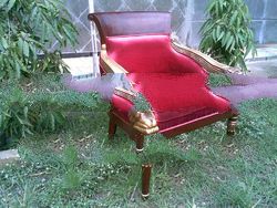 NEW LION WING ARMCHAIR W/ GOLD