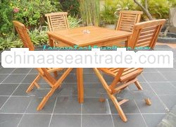 The Bromo Set teak garden furniture