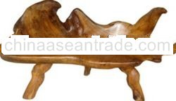 TEAK ROOT BENCH FURNITURE TRBN31