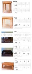 wooden furniture