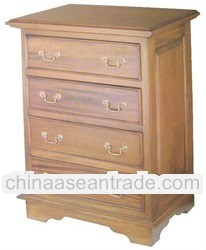 CD-006 Indonesia Natural Wood Finished 4 Drawer Wooden Chest
