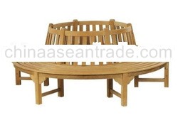 Round tree bench