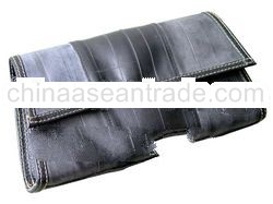 Recycled Inner tube clutch wallet