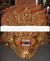 Copper Gold Platted Bahirab Mask
