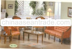 Teak Sofa Set Classic Design Old Monaco Indoor Furniture