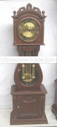 Furnisa Violin Shaped Wood Floor Clock