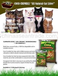 COCO CRUMBLE ALL NATURAL CAT LITTER